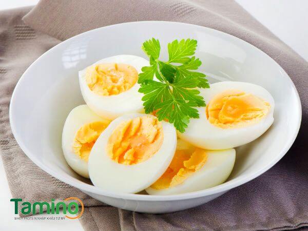 Trứng rất giàu protein giúp tăng ký hiệu quả
