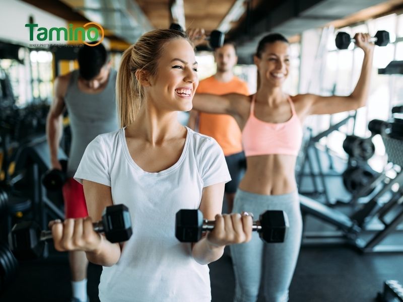 Tập gym, tập thể dục là cách tăng cân cho người gầy khó hấp thụ